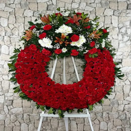 Corona de flores Tajo para el Tanatorio Sur